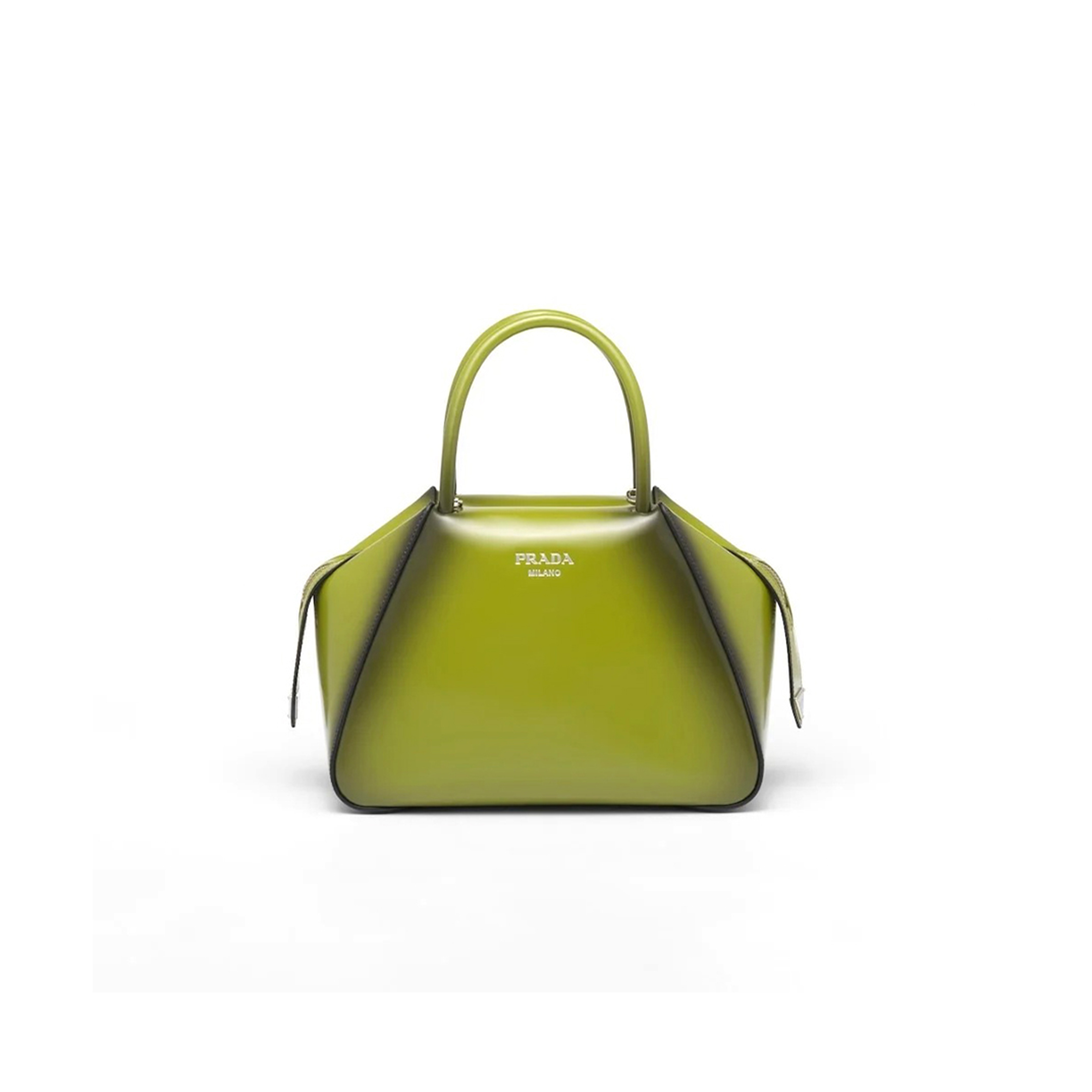 PRADA SMALL BRUSHED LEATHER SUPERNOVA HANDBAG 1BA366 (25.5*18*13.5cm)